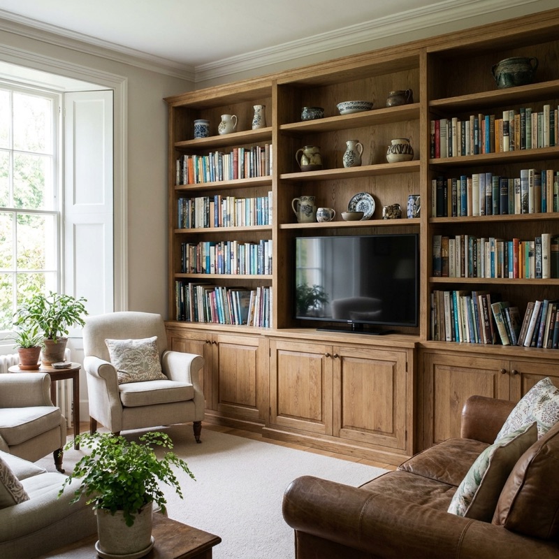 Custom built-in woodwork